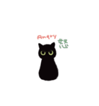 黒猫ちびさんとえびさんの日常（個別スタンプ：34）