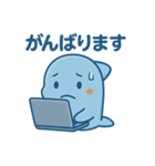 ぷかぷかイルカのまいにちスタンプ（個別スタンプ：38）