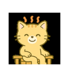 サウナ大好きにゃんこのととのいスタンプ（個別スタンプ：34）
