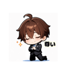 プチ男子の感情100%の日常！2（個別スタンプ：1）