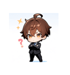 プチ男子の感情100%の日常！2（個別スタンプ：13）