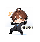 プチ男子の感情100%の日常！2（個別スタンプ：19）