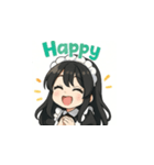 癒し系メイドちゃんのLINEスタンプ3（個別スタンプ：4）