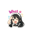 癒し系メイドちゃんのLINEスタンプ3（個別スタンプ：6）