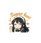 癒し系メイドちゃんのLINEスタンプ3（個別スタンプ：7）