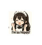 癒し系メイドちゃんのLINEスタンプ3（個別スタンプ：11）