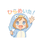 ペンギンきぐるみの表情スタンプ♪（個別スタンプ：11）