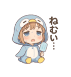 ペンギンきぐるみの表情スタンプ♪（個別スタンプ：20）