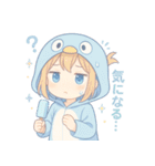 ペンギンきぐるみの表情スタンプ♪（個別スタンプ：26）