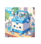 夏の朝顔スタンプ（個別スタンプ：7）
