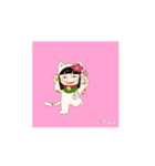 うごくうめにゃん（個別スタンプ：1）