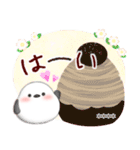 シマエナガ♡名前入力/スイーツスタンプ2-1（個別スタンプ：8）