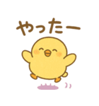 ふわふわひよこの毎日スタンプ（個別スタンプ：11）