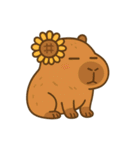 夏だ！海だ！イトメカピバラだ！（個別スタンプ：13）