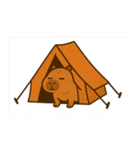 夏だ！海だ！イトメカピバラだ！（個別スタンプ：16）