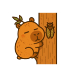 夏だ！海だ！イトメカピバラだ！（個別スタンプ：21）