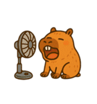 夏だ！海だ！イトメカピバラだ！（個別スタンプ：23）