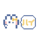 お顔うしゃぎ！！6 黄色（個別スタンプ：1）