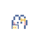 お顔うしゃぎ！！6 黄色（個別スタンプ：21）