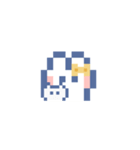 お顔うしゃぎ！！6 黄色（個別スタンプ：24）
