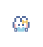 お顔うしゃぎ！！6 黄色（個別スタンプ：32）
