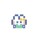 お顔うしゃぎ！！6 黄色（個別スタンプ：33）