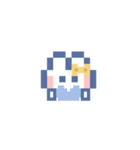 お顔うしゃぎ！！6 黄色（個別スタンプ：34）