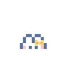 お顔うしゃぎ！！6 黄色（個別スタンプ：35）