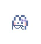 お顔うしゃぎ！！6 紫色（個別スタンプ：19）