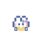 お顔うしゃぎ！！6 紫色（個別スタンプ：30）