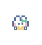 お顔うしゃぎ！！6 緑色（個別スタンプ：30）