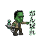 動く怪物（個別スタンプ：14）