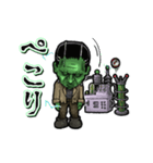 動く怪物（個別スタンプ：15）