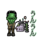 動く怪物（個別スタンプ：18）