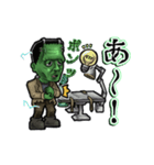 動く怪物（個別スタンプ：21）