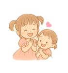 育児パパと姉妹（個別スタンプ：6）