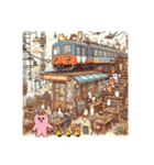 行きつけの鉄道カフェ（個別スタンプ：5）