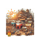 行きつけの鉄道カフェ（個別スタンプ：6）