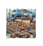 行きつけの鉄道カフェ（個別スタンプ：16）