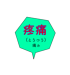 仕事に使える:介護用語スタンプ  No.1（個別スタンプ：7）