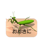スマホの上のカマキリ6《関西弁》（個別スタンプ：3）