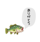話すブラックバススタンプ（個別スタンプ：4）