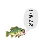 話すブラックバススタンプ（個別スタンプ：6）