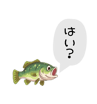 話すブラックバススタンプ（個別スタンプ：8）