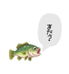 話すブラックバススタンプ（個別スタンプ：38）