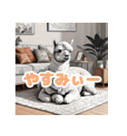 毎日使えるアルパカがかわいい_日本語（個別スタンプ：28）