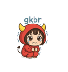 おにちゃん【赤】（個別スタンプ：34）