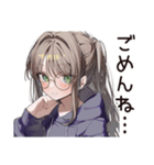 だるい★リモート学生女子（個別スタンプ：9）