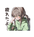 だるい★リモート学生女子（個別スタンプ：17）