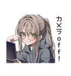 だるい★リモート学生女子（個別スタンプ：19）